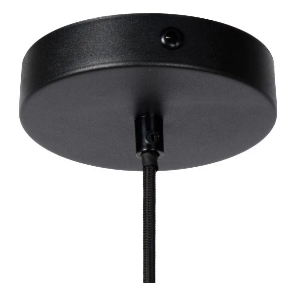 Lucide JOVA - Pendant light - Ø 10 cm - 1xE27 - Black - detail 1